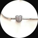 Pandora pave Hart 791052CZ / retired, Pandora, Ophalen of Verzenden, Zo goed als nieuw, 1 bedel