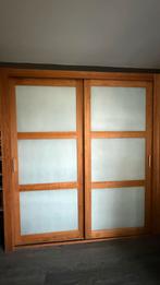 Goossens Duo Kledingkast - Eiken, Schuifdeuren, Huis en Inrichting, Kasten | Kledingkasten, Ophalen, Gebruikt, 200 cm of meer