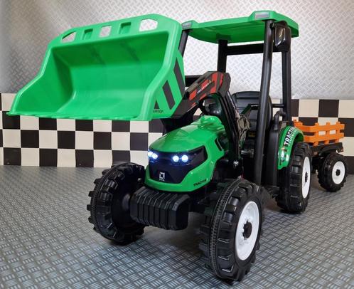 Kindertractor - 24 volt - met aanhanger - met RC, Kinderen en Baby's, Speelgoed | Speelgoedvoertuigen, Nieuw, Afstandsbediening