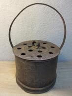 Antieke ijzeren stoof kachel, Ophalen of Verzenden