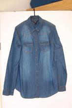 Spijkerblouse in maat 42/L, Kleding | Dames, H&M, Blauw, Maat 42/44 (L), Ophalen of Verzenden