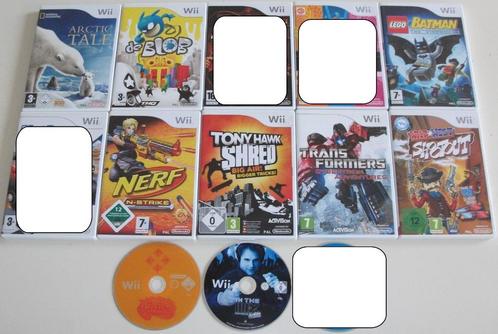 Collectie *** WII GAMES *** 9 stuks, Spelcomputers en Games, Games | Nintendo Wii, Gebruikt, Overige genres, 1 speler, Vanaf 3 jaar