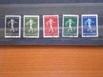 Nederland NVPH 327-331 gebruikt ( S 690 )..€ 0,30, Verzenden