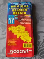 Wegenkaart route map België Geocart, Boeken, Atlassen en Landkaarten, Landkaart, België of Luxemburg, 1800 tot 2000, Ophalen