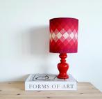 Prachtige vintage jaren 60 lamp met originele lampenkap!, Ophalen of Verzenden
