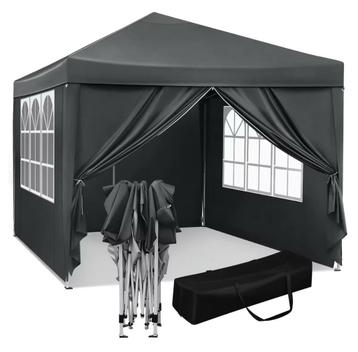 Easy up partytent 3x3 grijs beschikbaar voor biedingen