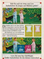 Retro reclame 1990 Luvs baby luiers ook voor Adam & Eva, Verzamelen, Retro, Verzenden, Overige typen