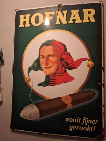 Emaille reclamebord hofnar.  beschikbaar voor biedingen