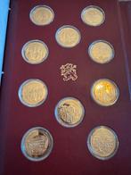 2kg zilver 92,5% 100 munten Geschiedenis Franklin mint, Ophalen of Verzenden, Koningin Beatrix, Zilver