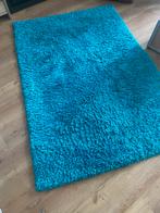 Blauw hoogpolig vloerkleed 160x230 cm – zacht en comfortabel, Huis en Inrichting, Gebruikt, Blauw, 150 tot 200 cm, 200 cm of meer
