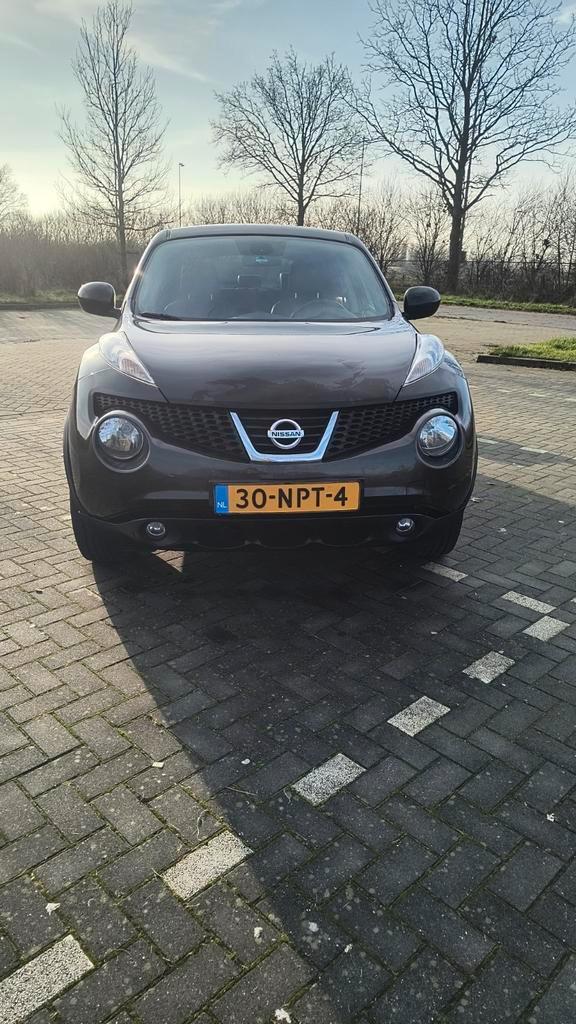 Nissan Juke 1.6 2010 Bruin, Auto's, Nissan, Particulier, Juke, Achteruitrijcamera, Airbags, Airconditioning, Alarm, Bluetooth
