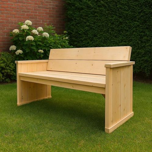 Steigerhouten zitbank 120 en 170 cm inclusief nano-coating, Tuin en Terras, Tuinbanken, Nieuw, Hout, Ophalen of Verzenden