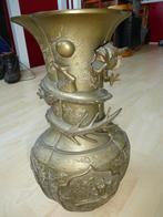 Bronzen drakenvaas uit China, Huis en Inrichting, Woonaccessoires | Vazen, Ophalen, Gebruikt, Overige materialen, Minder dan 50 cm