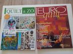 2 quilt bladen / tijdschriften- als nieuw, Ophalen of Verzenden, Zo goed als nieuw, Borduren en Naaien