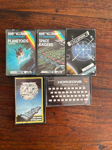 ZX Spectrum Games - Planetoids, Space Raiders & Meer! beschikbaar voor biedingen