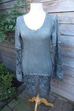 Jurk/Tuniek Isla Ibiza Bonita mt M groengrijs Vaste prijs, Kleding | Dames, Maat 38/40 (M), Isla Ibiza Bonita, Ophalen of Verzenden