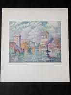 Paul Signac Haven van La Rochelle offset prent 1964, Verzenden