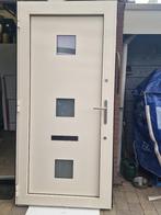 aluminium deur met kozijn, Deurkozijn, Aluminium, Zo goed als nieuw, 150 tot 225 cm