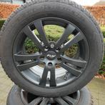 Winterbandenset 215/55R16 met velgen, Auto-onderdelen, Banden en Velgen, Ophalen, 16 inch, Banden en Velgen, Winterbanden