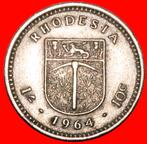Ⰿ GREAT BRITAIN: RHODESIA 1 SHILLING - 10 CENTS 1964!, Ophalen of Verzenden, Overige landen, Losse munt