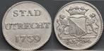 Mooie zilveren duit Stad Utrecht 1739, Postzegels en Munten, Munten | Nederland, Vóór koninkrijk, Verzenden, Zilver, Overige waardes