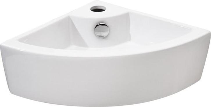 Differnz Hera Wasbak – Hoekfontein Keramiek, Huis en Inrichting, Badkamer | Badtextiel en Accessoires, Nieuw, Beige, Ophalen of Verzenden