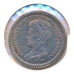 Nederland 10 Cent 1918 Wilhelmina met patina, Postzegels en Munten, Munten | Nederland, Zilver, Ophalen of Verzenden, 10 cent
