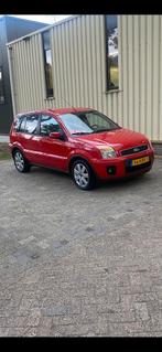 Ford Fusion 1.6 16V 2009 Rood, Auto's, Ford, Voorwielaandrijving, 1596 cc, 100 pk, Origineel Nederlands