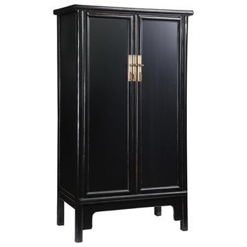 Chinees dressoir - Chinese kast - Chineese bruidskast Zwart beschikbaar voor biedingen