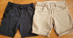 2 shorts Cars en Petrol, maat L, denim kaki, jogging zwart, Cars Jeans, Maat 52/54 (L), Beige, Ophalen of Verzenden