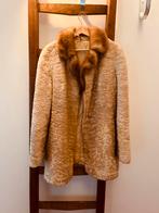 Vintage Bontjas Wol/Lammy - Goede Staat, Ophalen of Verzenden, Gedragen, Beige