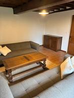 Salontafel massief eiken, Ophalen, 100 tot 150 cm, Eikenhout, 50 tot 100 cm