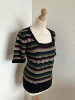 King Louie maat XL gestreepte glitter top tshirt 2770, Kleding | Dames, Tops, Zwart, Maat 46/48 (XL) of groter, Ophalen of Verzenden