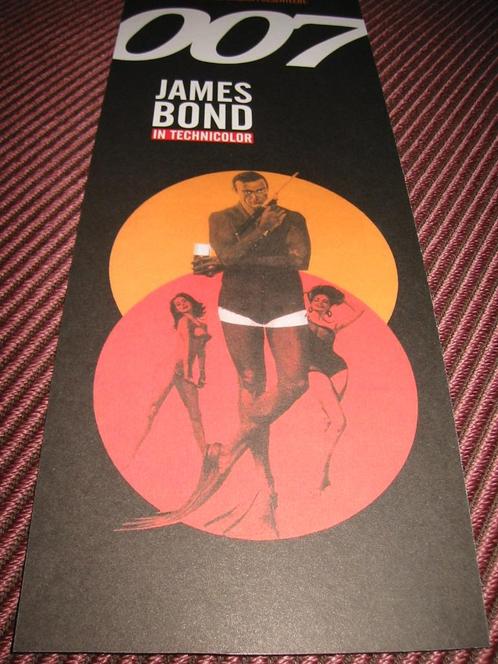 James Bond In Technicolor Sean Connery Oude BIOSCOOPRECLAME, Verzamelen, Film en Tv, Gebruikt, Verzenden