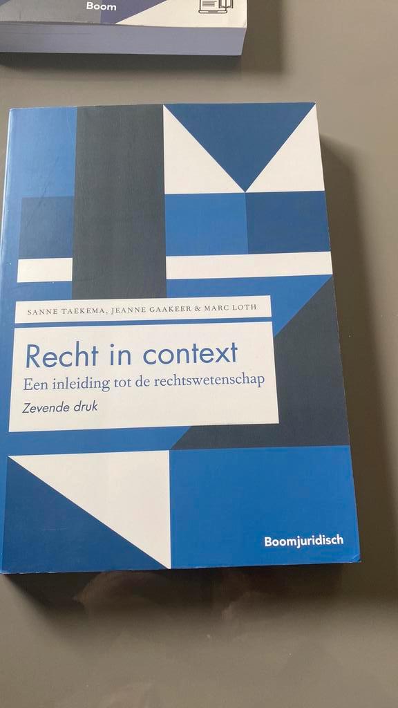 Sanne Taekema - Recht in context, Boeken, Wetenschap, Nieuw, Sociale wetenschap, Ophalen of Verzenden