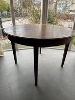 Antieke “uitschuifbare” ronde tafel, Huis en Inrichting, Tafels | Eettafels, Ophalen, Gebruikt, 100 tot 150 cm, Rond
