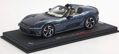 Ferrari 12 Cilindri Spider Blauw 1:18 P18251C BBR PRE-ORDER, Hobby en Vrije tijd, Modelauto's | 1:18, Nieuw, Auto, Overige merken
