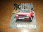 brochure Mazda 323 modellen 1980, Nieuw, Mazda, Ophalen of Verzenden