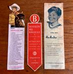 Drie Nostalgische Boekenleggers: Arendsoog, Pim Pandoer, enz, Verzamelen, Boekenleggers, Ophalen of Verzenden, Gebruikt