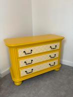 Ladekastje geel, Ophalen, Gebruikt, Eikenhout, 50 tot 100 cm