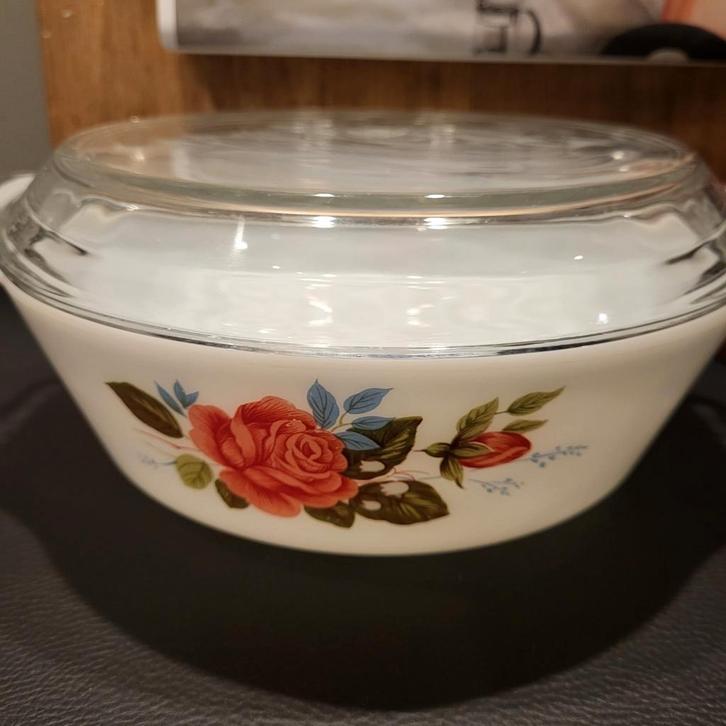Vintage JAJ England Pyrex Ovenschaal, Huis en Inrichting, Keuken | Keukenbenodigdheden, Gebruikt, Ophalen of Verzenden