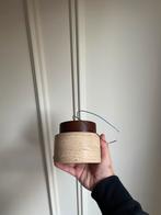 Travertin Japanse Plafondlamp, Ophalen of Verzenden, Gebruikt, Hout