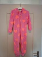 Roze onesie met hartjes maat 98-104, Kinderen en Baby's, Kinderkleding | Maat 104, Ophalen of Verzenden, Gebruikt, Meisje, Overige typen
