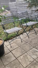 Franse stoeltjes, Ophalen of Verzenden, Zo goed als nieuw, Hout, Inklapbaar