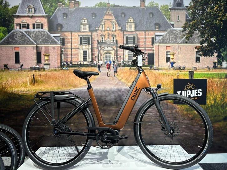 QWIC Mira Tour Low-step Desert-copper L Lageinstap Desert Co, Fietsen en Brommers, Elektrische fietsen, Nieuw, Qwic, 51 tot 55 cm