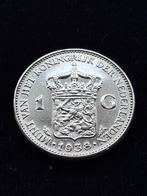 Zilveren Gulden 1938 - Wilhelmina. In capsule., Postzegels en Munten, Munten | Nederland, 1 gulden, Zilver, Ophalen of Verzenden