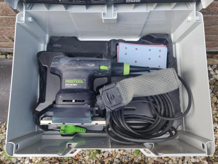 Festool RTS 400 REQ, Doe-het-zelf en Verbouw, Gereedschap | Schuurmachines, Zo goed als nieuw, Vlakschuurmachine, Minder dan 600 watt