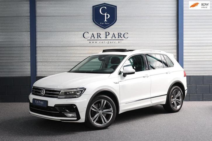 Volkswagen Tiguan 2.0 TSI 4Motion Sound R-line 180+PK LED/VI, Auto's, Volkswagen, Bedrijf, Te koop, Tiguan, 360° camera, 4x4, ABS