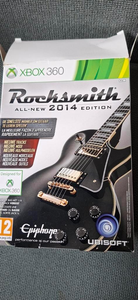 Rocksmith 2014 Xbox 360 +elektrische Gitaar - Leer Gitaar, Spelcomputers en Games, Games | Xbox 360, Gebruikt, Muziek, 1 speler