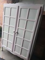 Kledingkast wit roze kinderkamer, Huis en Inrichting, Kasten | Kledingkasten, Ophalen, 100 tot 150 cm, Met hangruimte, Zo goed als nieuw